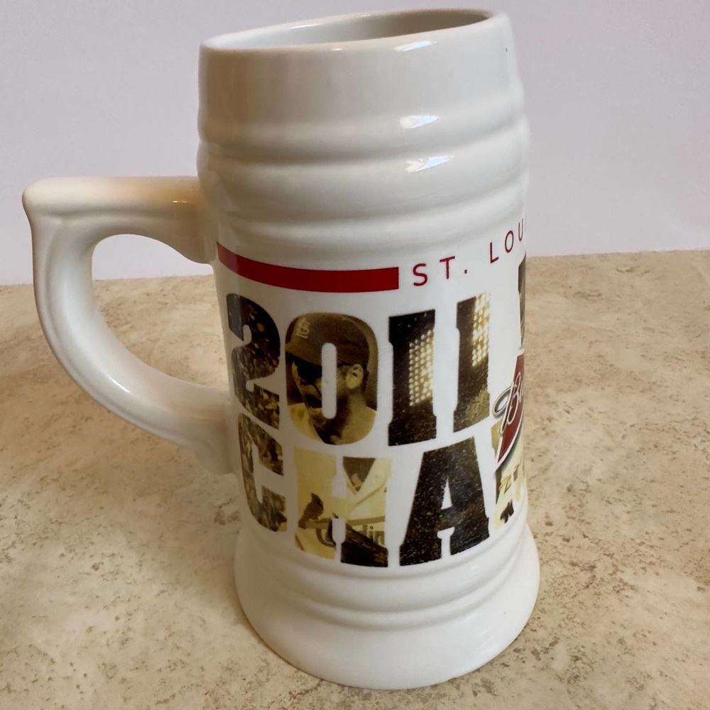 St. Louis Cardinals 2011 World Series Beer Stein Ceramic Mug - Picture 2 of 7
